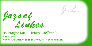 jozsef linkes business card